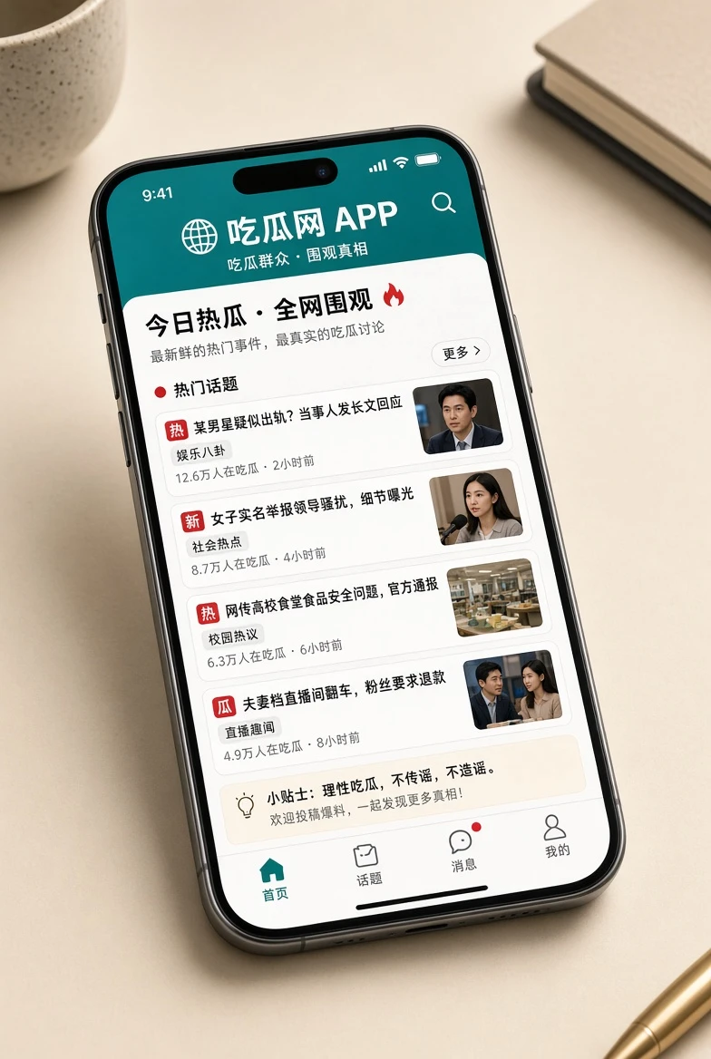 吃瓜网移动阅读展示图